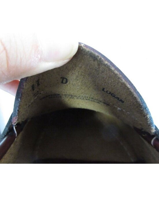 GH Bass Weejuns Shoes 11 D Red Logan Penny Loafer Leather NEW main image 12
